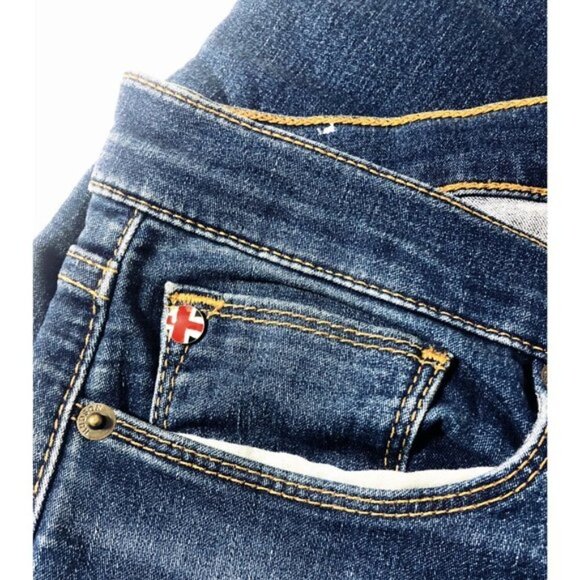 Hudson Jeans Womens Mid Rise Medium Wash Ankle Super Skinny Jeans Sz 30 New - Picture 5 of 11